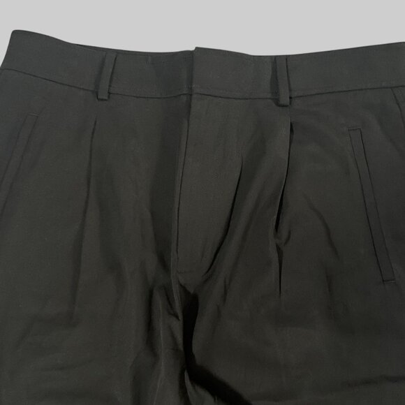 NEW Everlane The Draper Pleated Pant in Buttersmooth Womens 14 Black - Picture 8 of 13